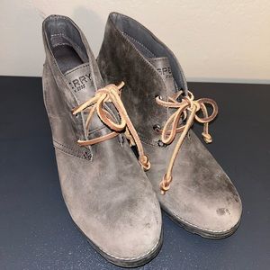 Sperry - Wedged Ankle Boots - Gray